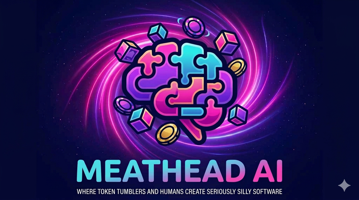 Meathead AI — Where Token Tumblers and Humans Create Seriously Silly Software